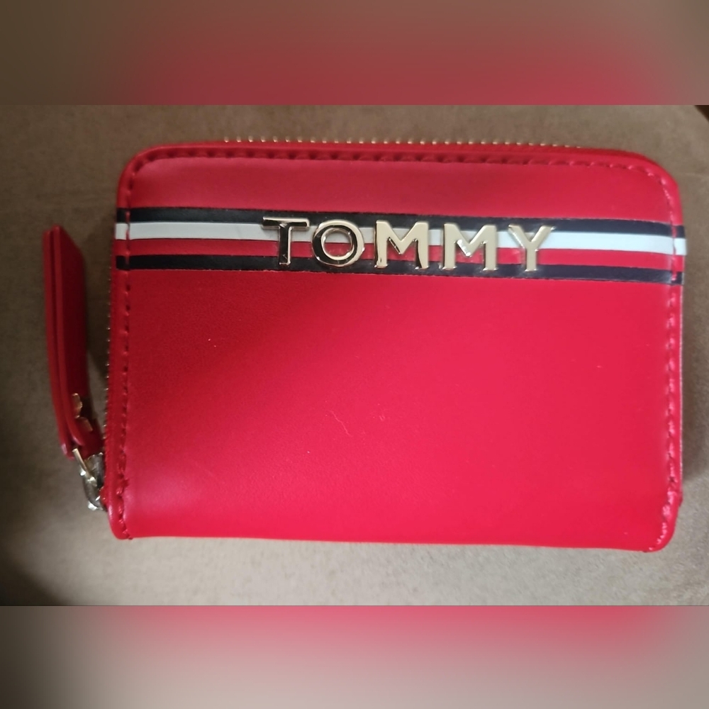 Red Tommy Hilfiger Wallet